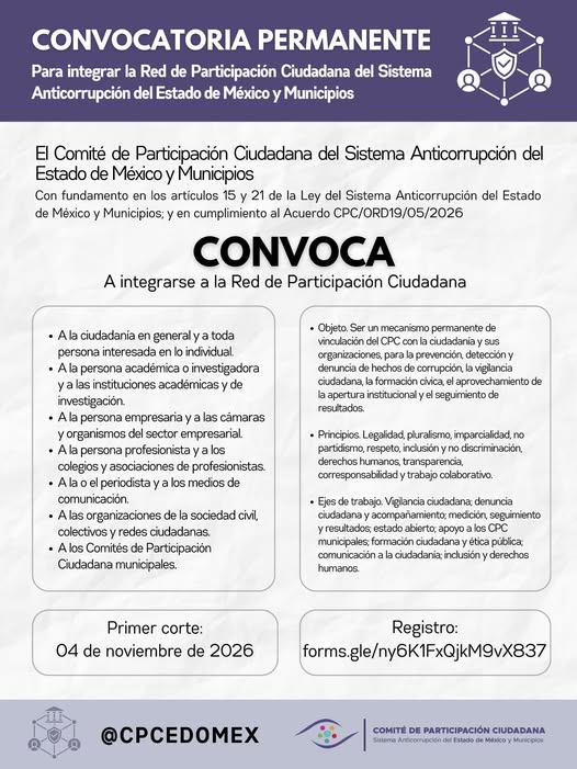 Convocatoria CPC Acambay